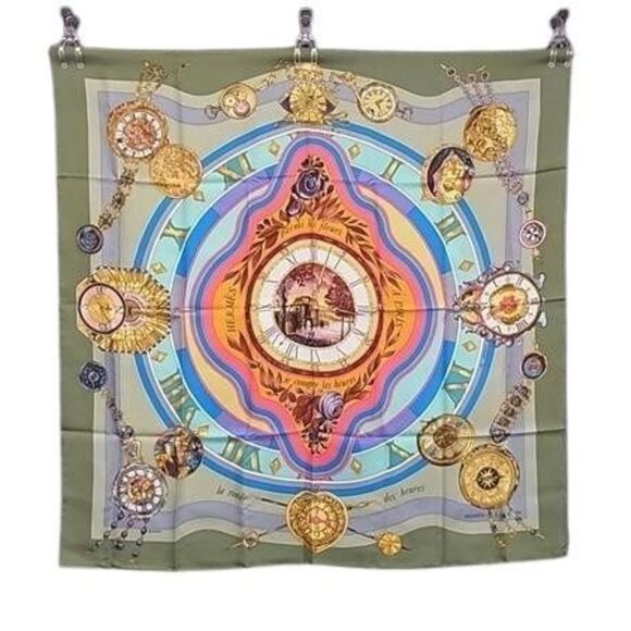 HERMES scarf/muffler Carre 90 